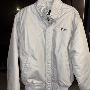 Dunbrooke Men's White Bomber Jacket